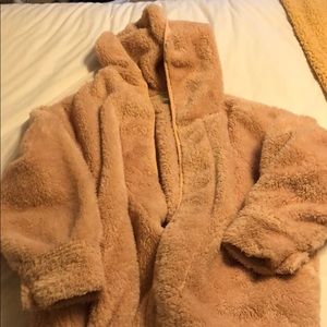 Teddy bear pink coat